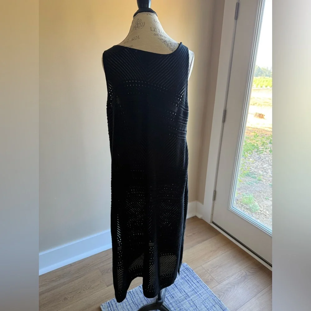 Denim‎ 24/7 Black crochet swim cover
